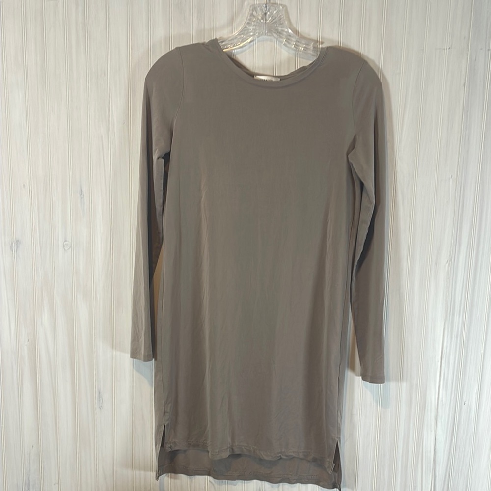 ARITZIA BABATON LONG SLEEVE CREW DRESS TUNIC XS  S